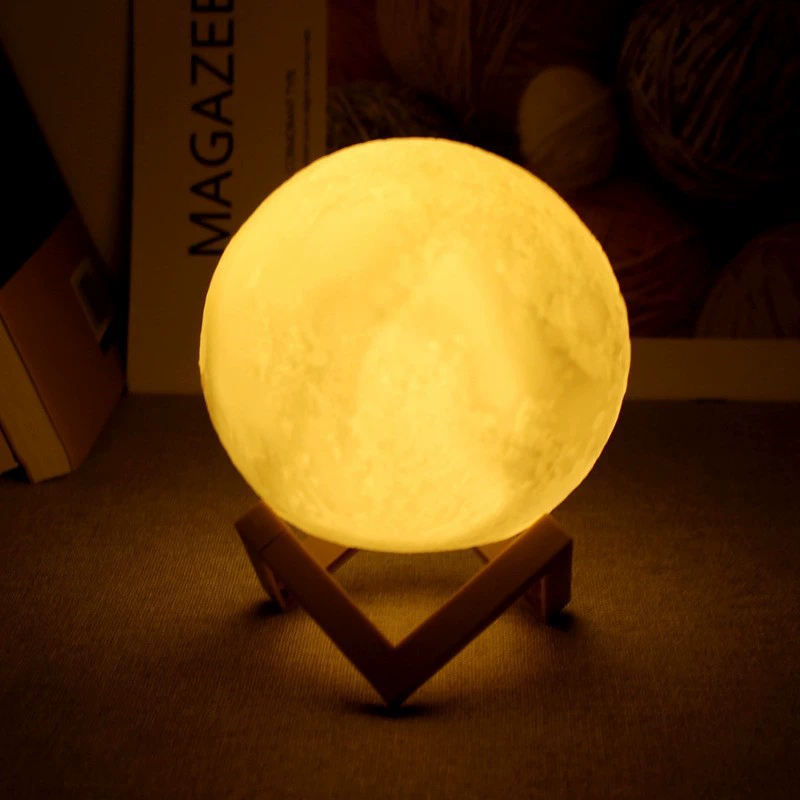 Moon, creative children's night light, lights for bed, table lamp, 3D, creative gift, Birthday gift