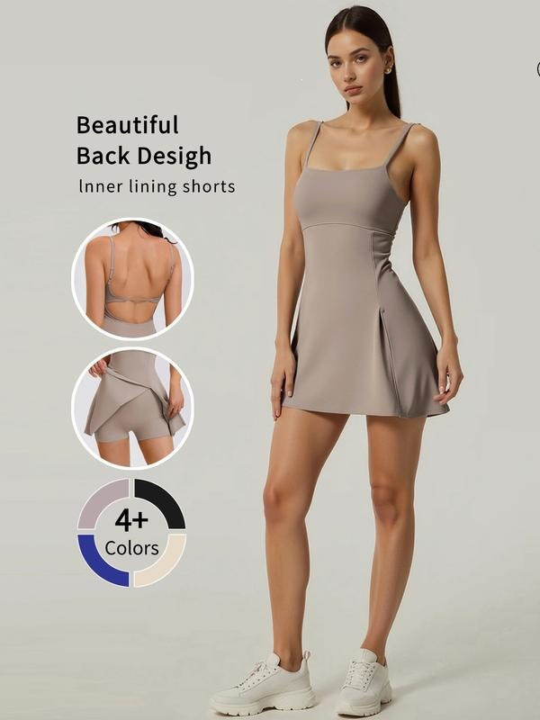 H 33965 Breathable Backs Sport Dress with Padded Top Beautiful Back