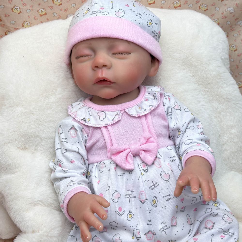 Muñeca de juguete de pulgada entrenamiento tranquilizador para acompañar a jugar pesado, cuñada de la luna de agua puede simular muñeca de enseñanza muñeca de 18 años