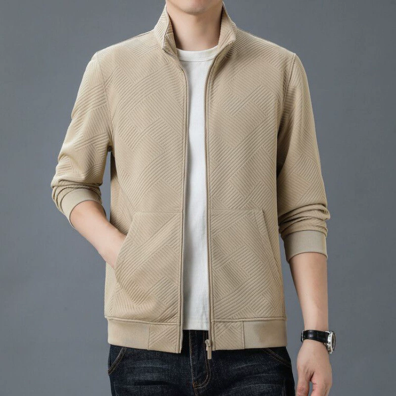 Spring solid trend jacket for leisure, oversize