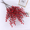 Winter green fruit simulation red berries simulation red fruit acacia bean New Year home decoration hair rich fruit winter green fruit