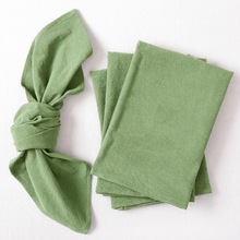 全棉加厚纯色餐巾布厨房用茶壶茶巾酒店折花婚礼装饰跨境现货批发