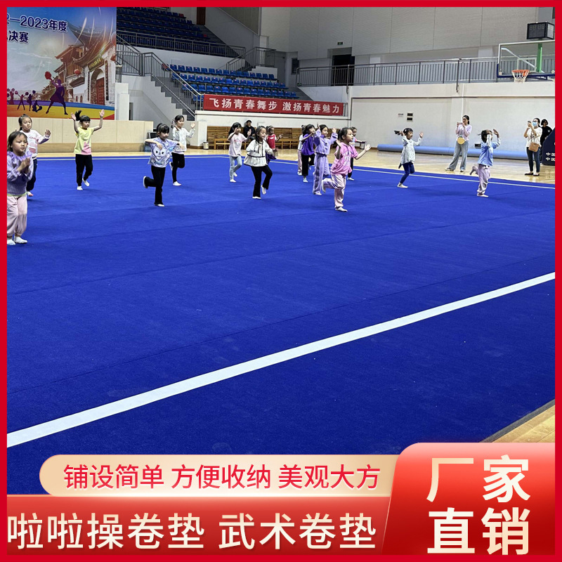 Cheerleading Roll Mat Gymnastics Training Sports Martial Arts Sanda Taekwondo Professional Non-Slip Floor Mat Fighting Fighting Roll Mat