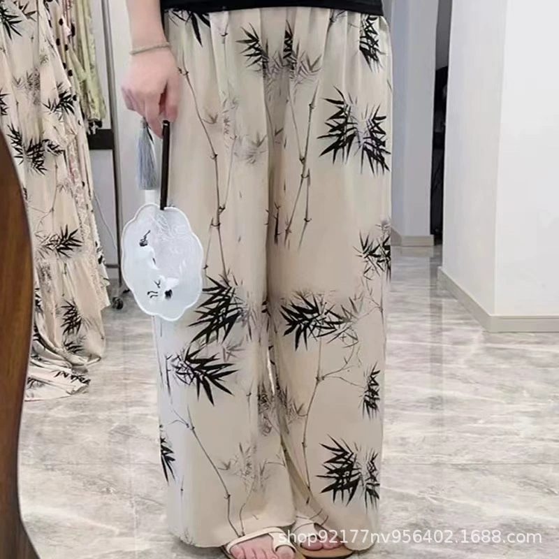 Summer trousers, thin pijama for leisure, Chinese style