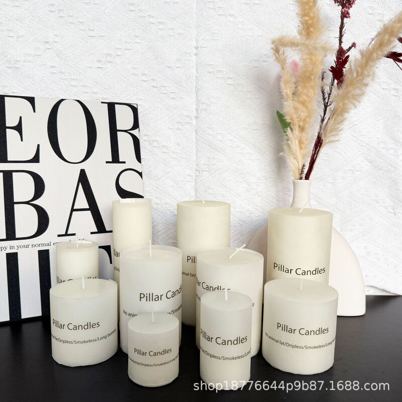 European Wedding Party Large Cylindrical Candle Ornaments Crafts Photo Props Atmosphere Party Decoration Candles European Wedding Party Large Cylindrical Candle Ornaments Crafts Photo Props Atmosphere Party Decoration Candles
