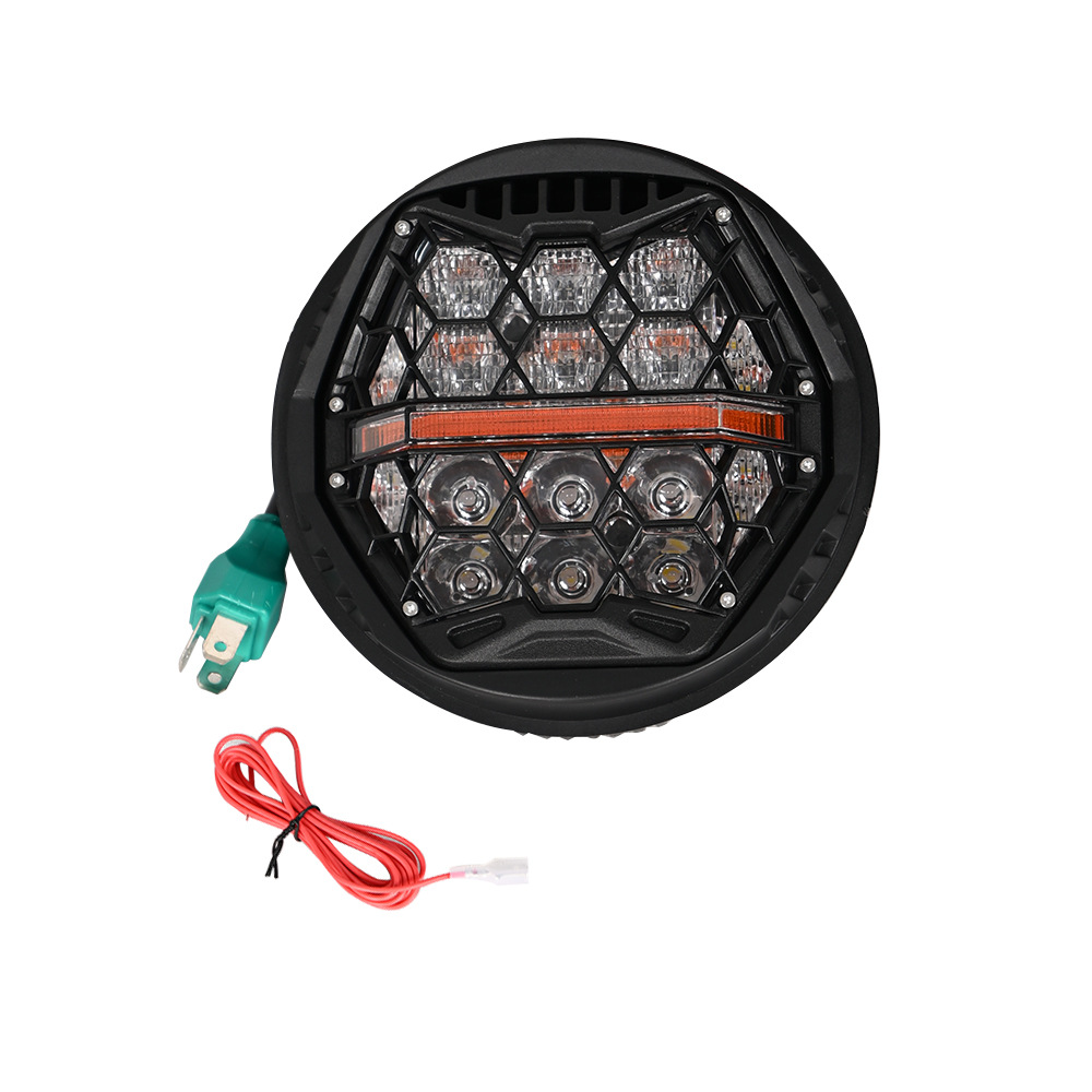 Motorcycle Headlight for Harley Davidson Sportster Dyna Softail 5.75"