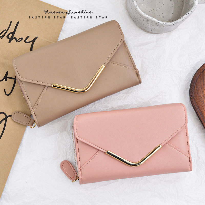 Mini Cartera para Mujer con Cremallera y Múltiples Tarjetas