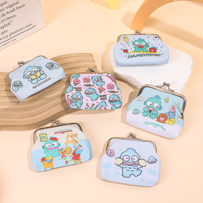 Cartoon Ugly Fish Coin Purse Cute Student Coin Bag Girly Coin Pouch Short Key Bag Card Holder Cartoon Ugly Fish Coin Purse Cute Student Coin Bag Girly Coin Pouch Short Key Bag Card Holder