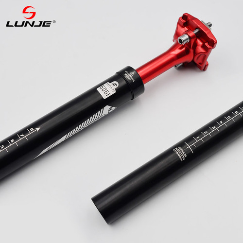 LUNJE Mountain Bike Shock Saddle Tube 27.2/30.9/31.6 for Sidecar Foldable Electric Bike Shock Saddle Rod