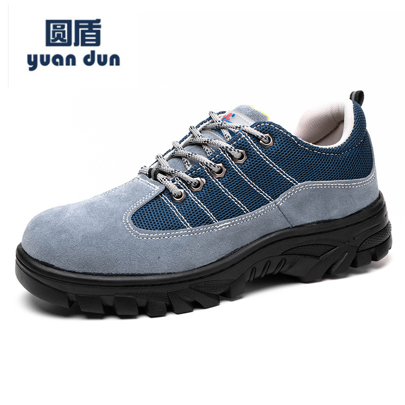 Direct factory sales breathable anti-slip safety anti-punch anti-puncture hiking shoes with steel toe protection work safety shoes