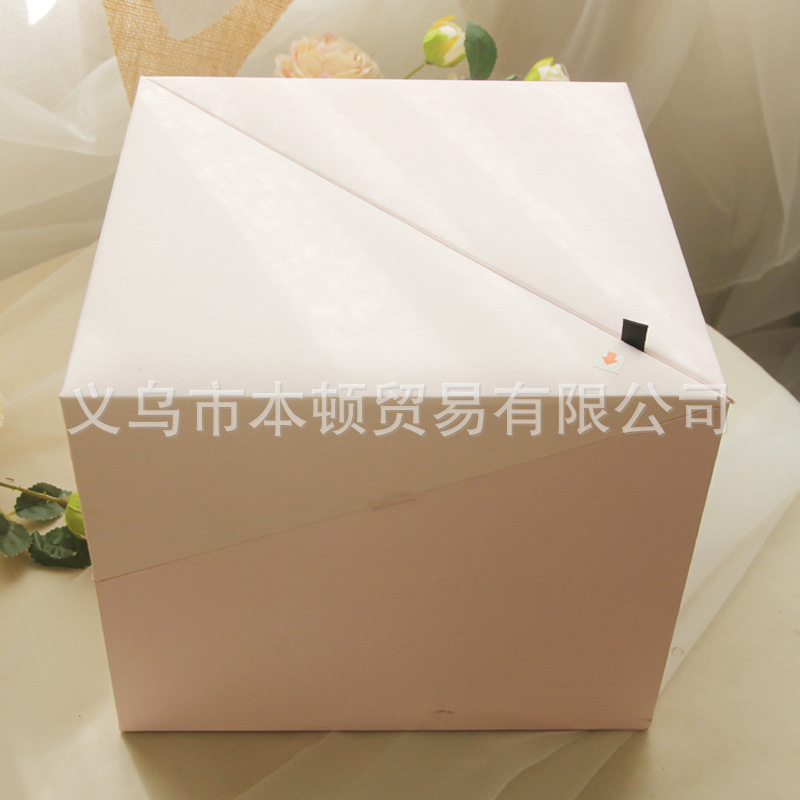 放钱花束包装盒女生礼品盒情人节高级感礼物盒双层现金花盒空盒子