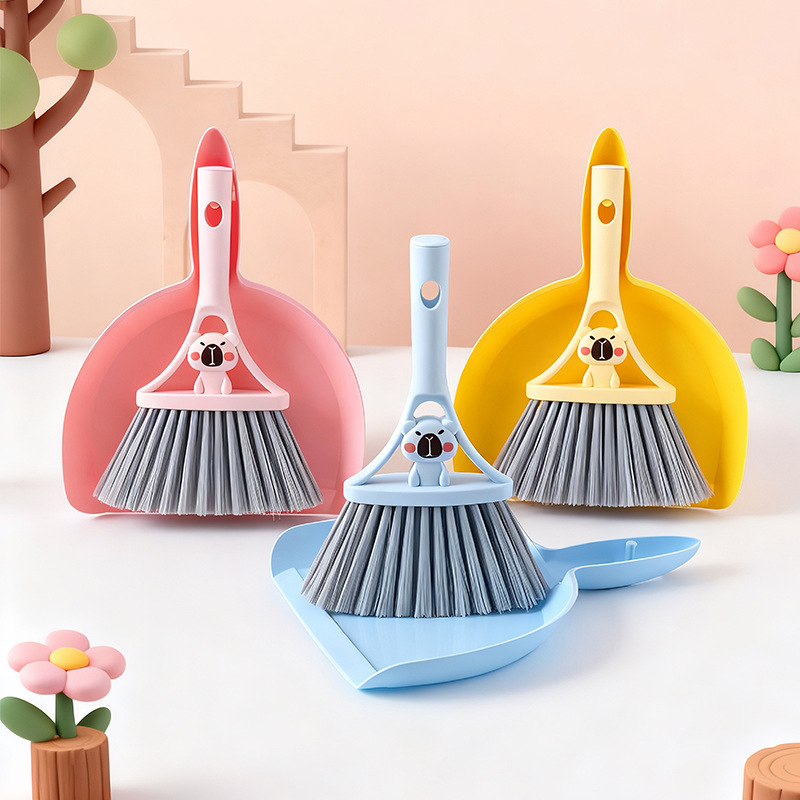 Cute Desktop Broom Mini Set Brush Pet Cleaning Garbage Shovel Home Desk Dustpan Kidsren's Small Broom