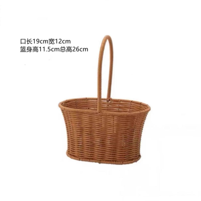 Cestas de flores de huevos de vid de plástico tejidos, flores de luna, flores de mano tejidas, ramo de flores para regalar a una amiga, cesta de flores de mano