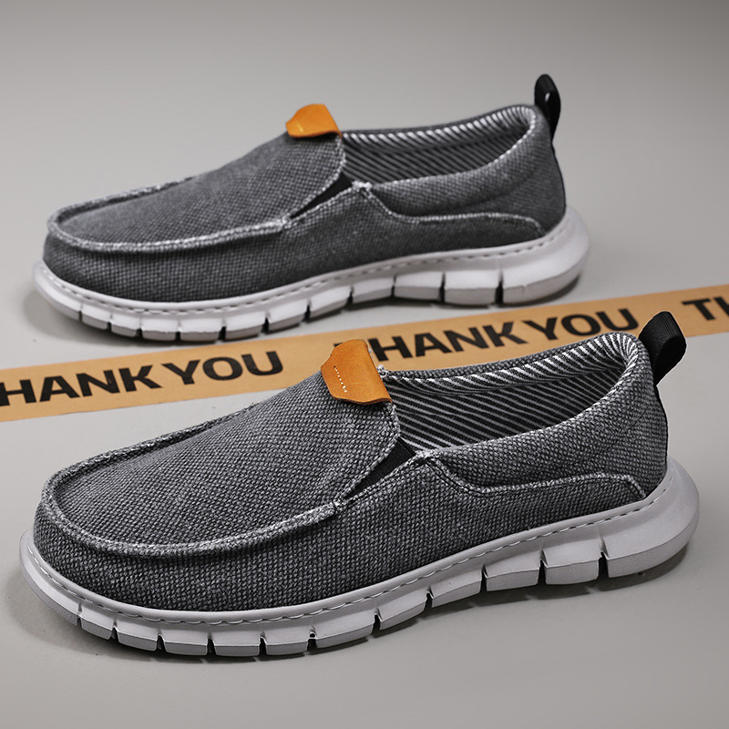 Nuevos zapatos Lefu transfronterizos, zapatos casuales, zapatos de lona para hombre, ropa de comercio exterior, pedales perezosos
