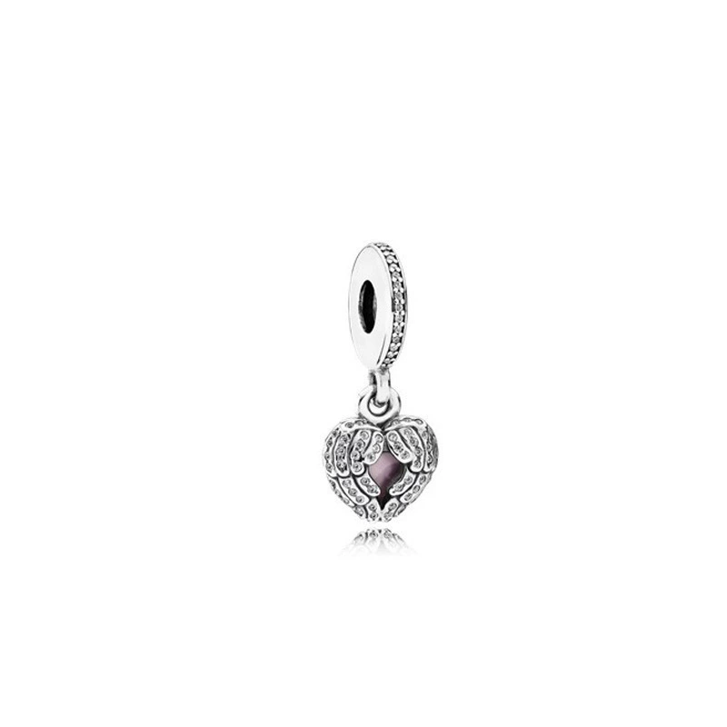 Panjia S925, чистое серебро, дерево любви, лист, мировой дерево любви, стиль стойки для шпажек, diy-аксессуары, бусины
