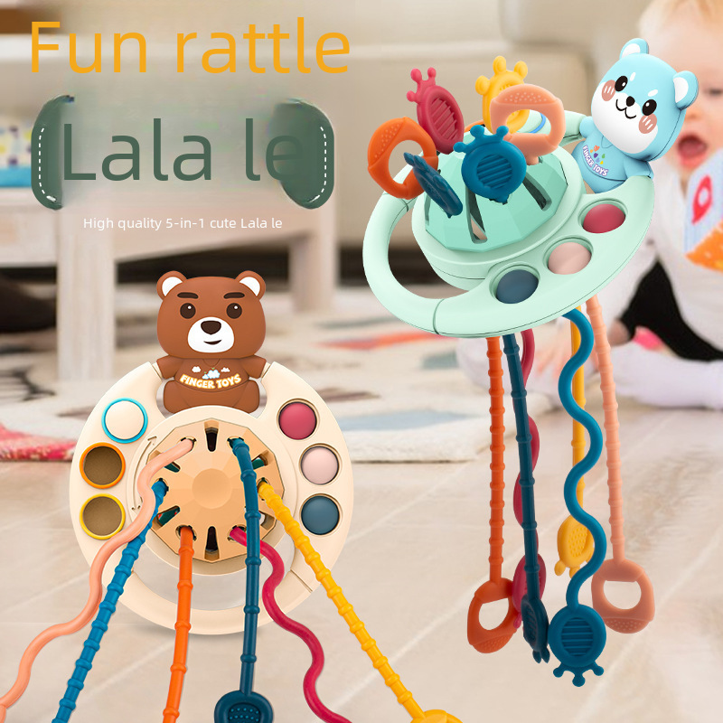 Cross-border Lalaloopsy Baby Toys, Chewable and Pressable Finger Exercise Sensory Cognitive Toy for Babies