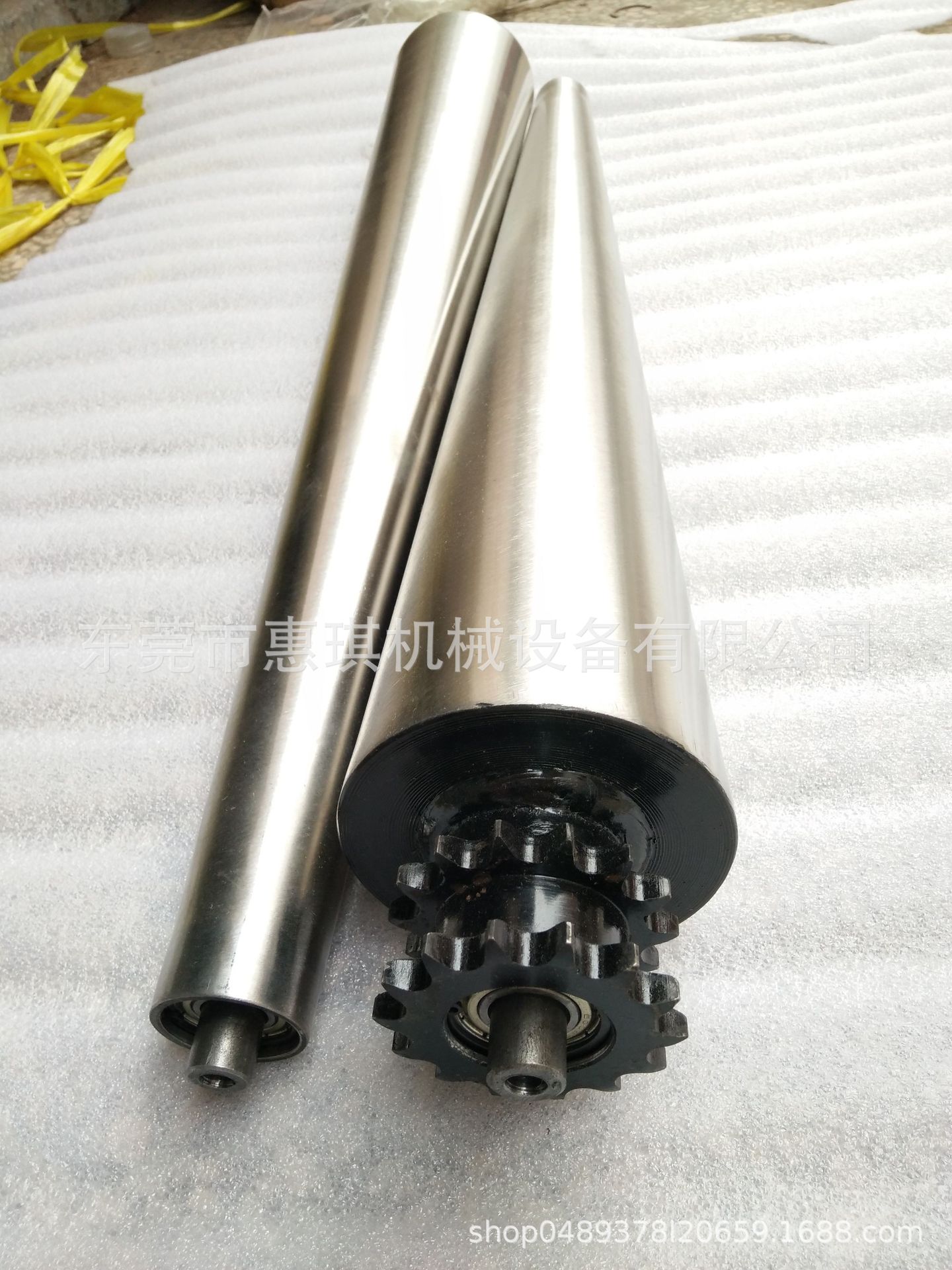 不锈钢皮带机无动力输送锥形滚筒 东莞单双排链轮积放式滚轴滚筒-阿里巴巴