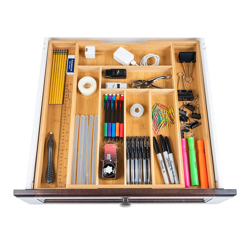 Creativo Oficina cajón partición caja de almacenamiento de cocina vajilla caja de almacenamiento de cosméticos rack de almacenamiento