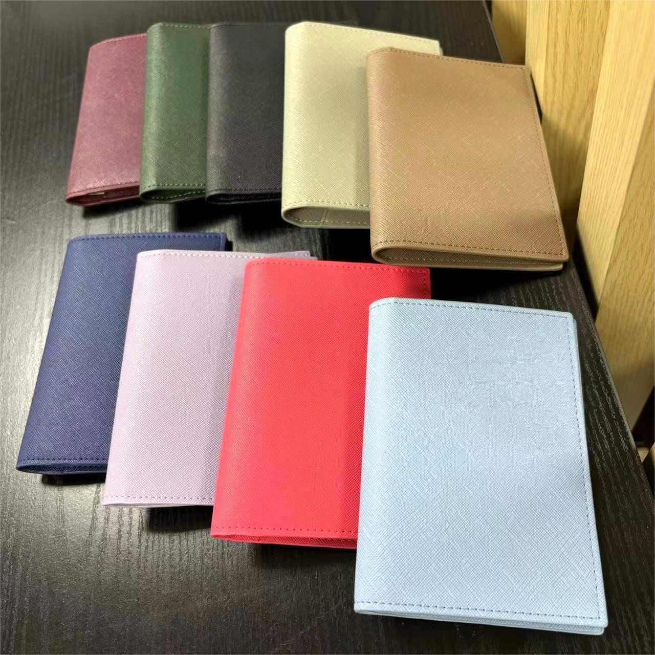 Cross-border PU leather lightweight portable passport holder travel ticket holder multifunctional passport bag luggage tag in stock