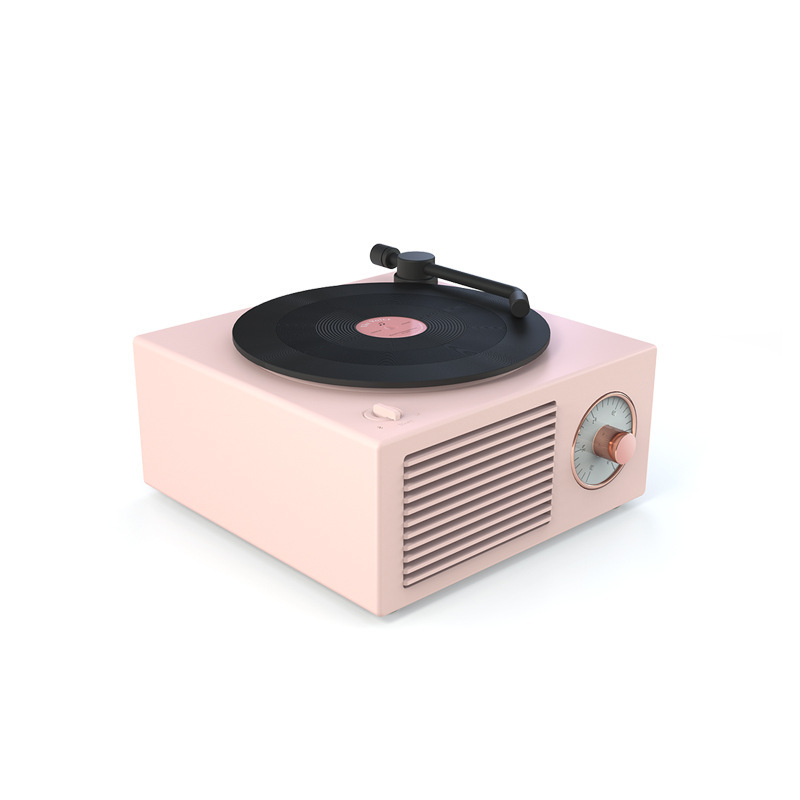 X 10黒ゴムレコード機bluetooth音響原子レコード機bluetooth音響多機能無線復古レコード機スピーカー|undefined