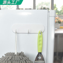 日式磁铁挂钩 厨房冰箱侧挂架强力磁吸无痕可移挂勾2个装
