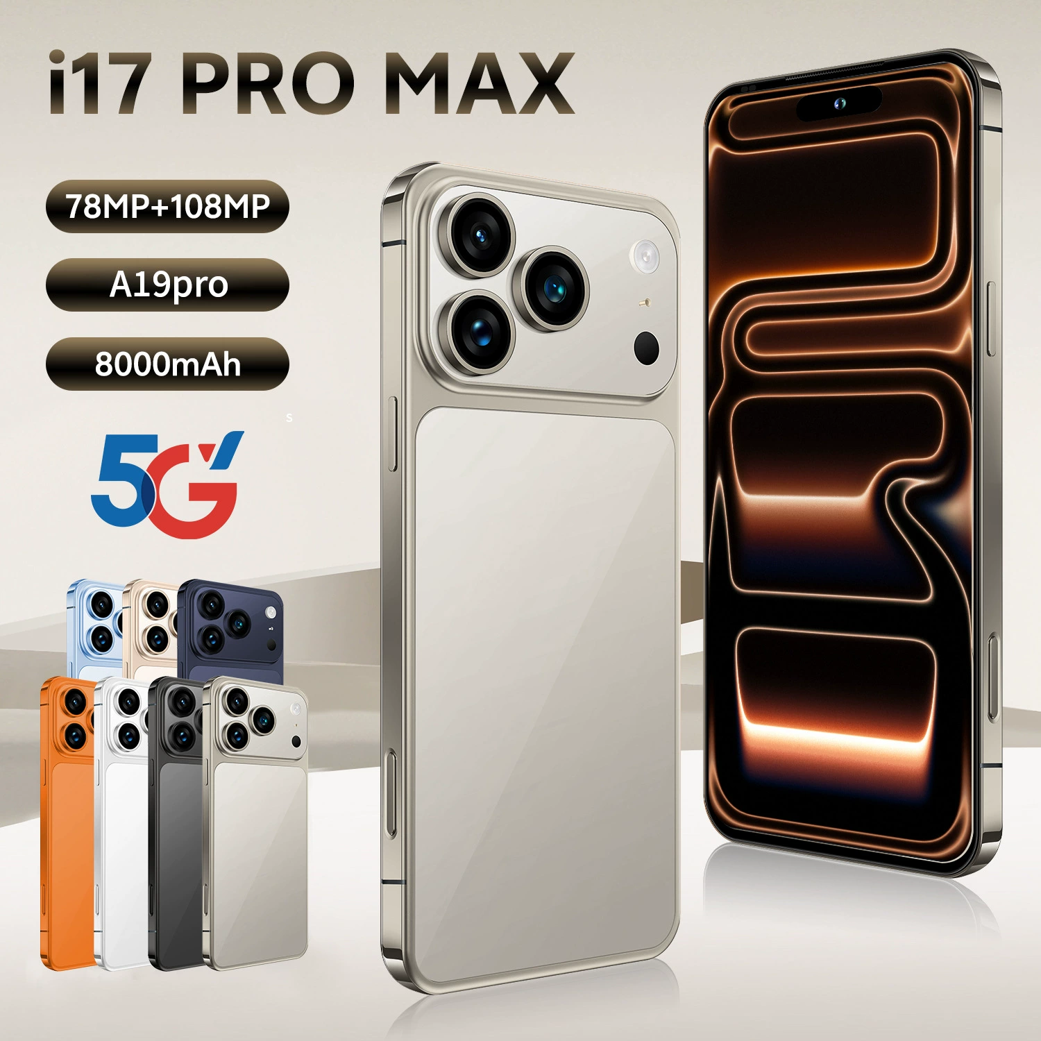 (Cross-border trading), smartphone, intel core i17, 17promax, 4G, Android 12.0