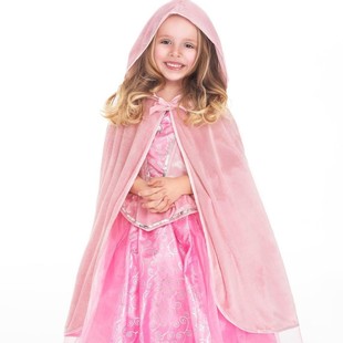 Short Children's Hooded Halloween Cloak Secondary Role Playing Animation Stage Performance Costume Accessories