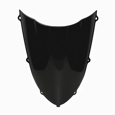 Suitable for Kawasaki Zx10R 04-05 Z750S 05-06 Motorcycle Front Windshield Windscreen Wind Shield (Motorcycle front windshield) - smoked-black