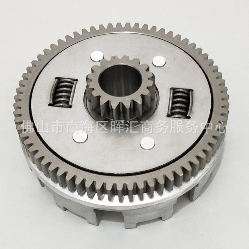Fabricantes transfronterizos de accesorios de motocicleta embrague tambor CG125 embrague diente grande Ft150 Dm200 CB250ZS