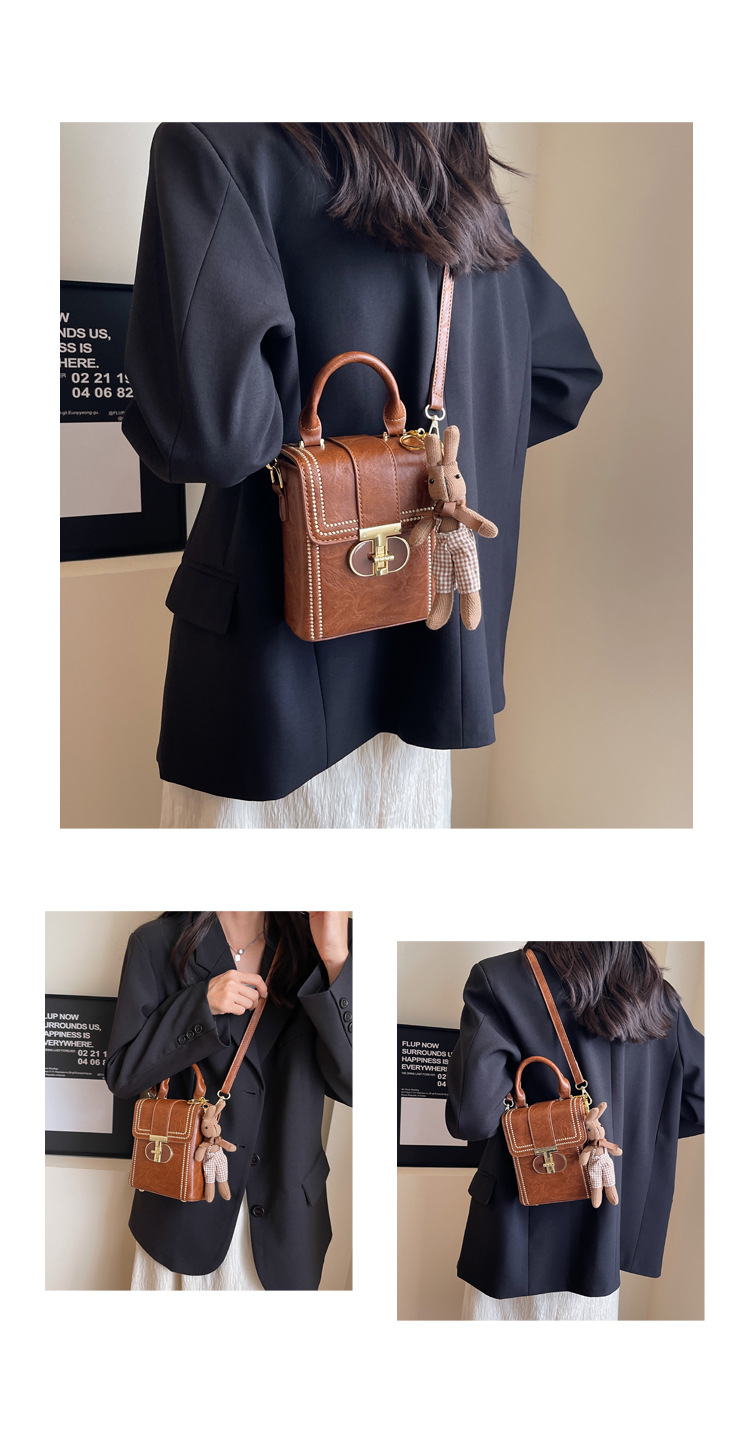 Popular Box Small Square for Women's 2023 Autumn New High Quality Crossbody Fashion Versatile One Shoulder Handheld Bag_voghion.com