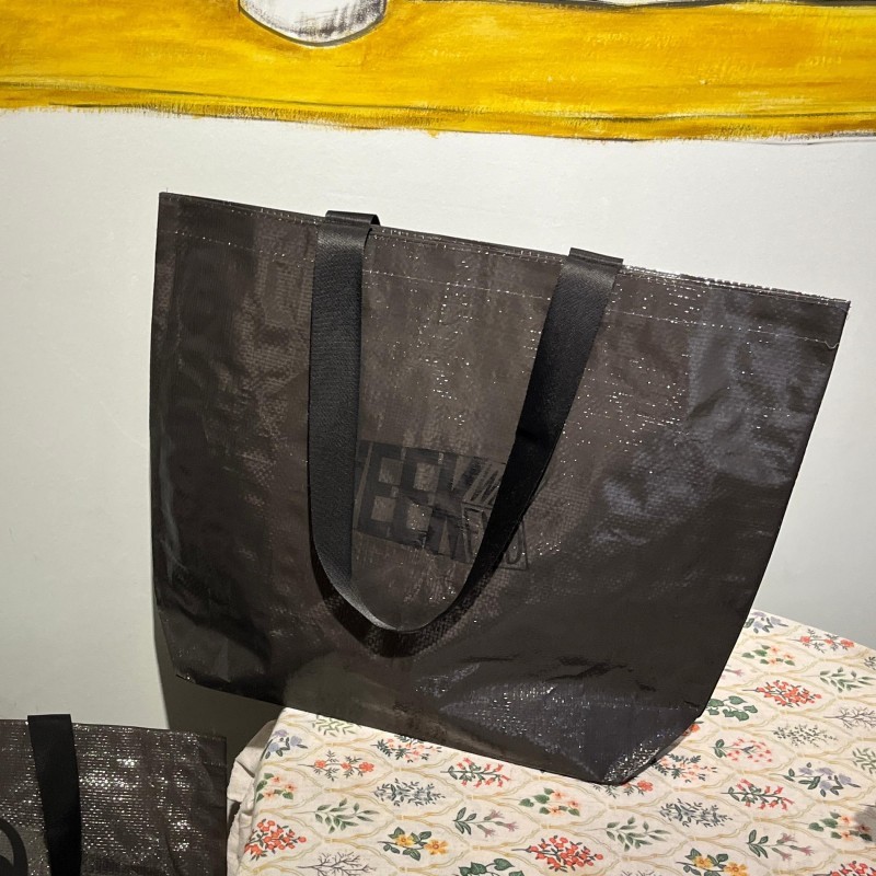 服装店绿色编织袋大袋子手提袋大容量购物袋环保包装袋定制高端|undefined