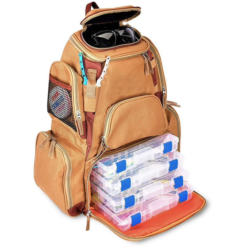 Liquidación especial de artículos de pesca impermeables de gran capacidad, bolsa de pesca para río, caja de pesca, mochila para equipo de pesca.