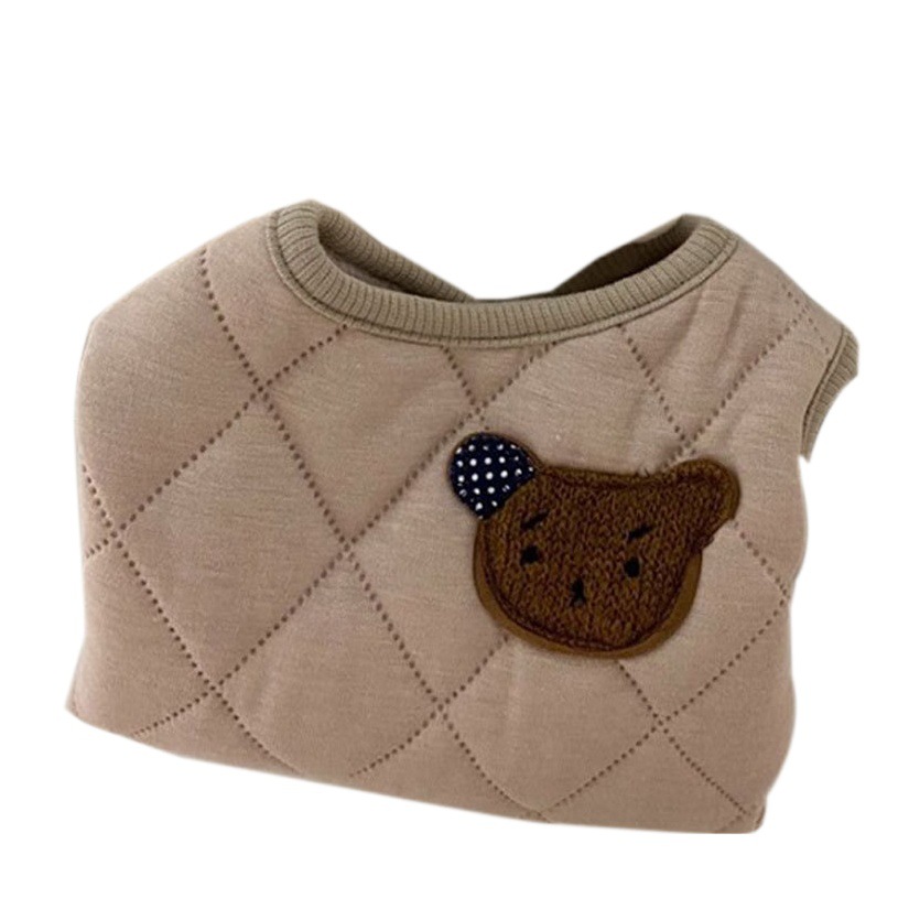 Primavera y otoño Delgado cachorro chaleco Teddy VIP oso Bomei gato pequeño perro ropa de invierno mascota de algodón acolchado ropa