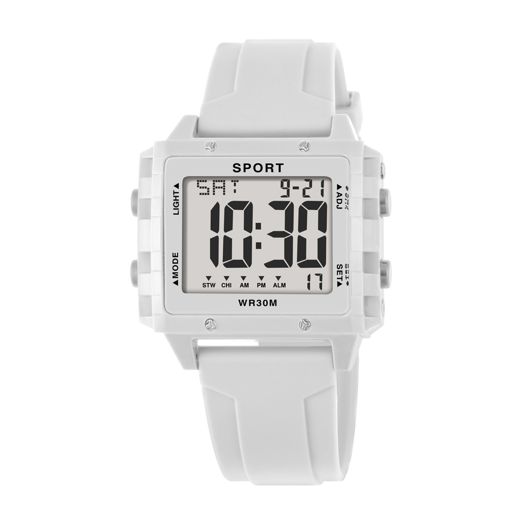 Reloj electrónico de moda para estudiantes adolescentes al aire libre multifuncional alarma de alarma