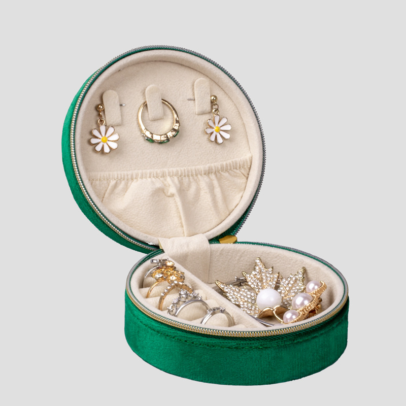 80g Weight Jewelry Boxes Classification 1 Piece Quantity Daily, Street Occasion Solid Color Pattern Simple Style Style Simple Style Solid Color Cloth Jewelry Boxes 3