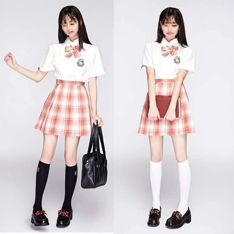栗原熊女鞋小方熊方头单鞋女制服鞋高跟鞋熊爪小皮鞋jk日系2080|undefined
