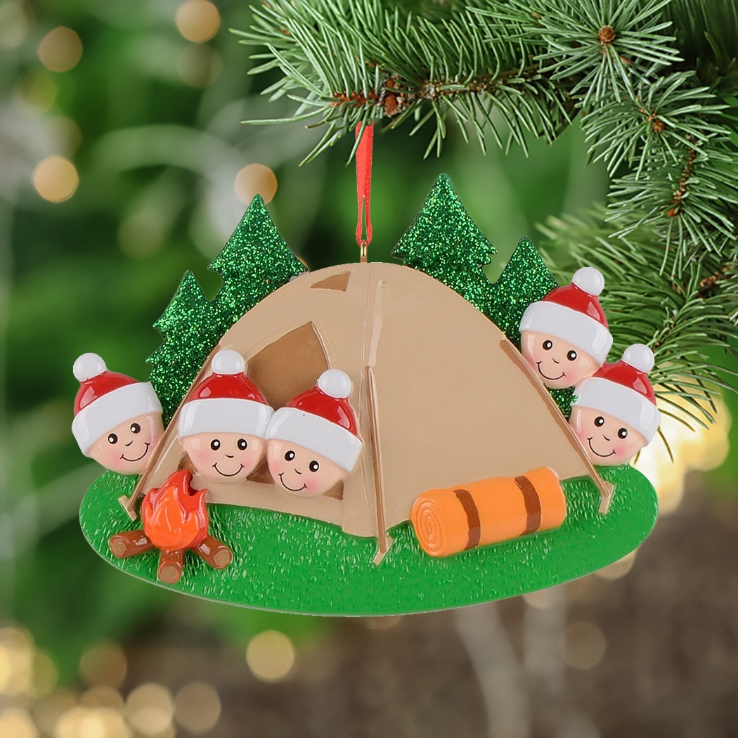 2023新品圣诞树装饰挂件帐篷雪人圣诞树DIY家庭树装饰圣诞吊件
