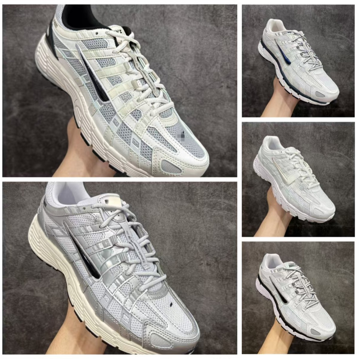 Putian Cross-Border Pure Original P-6000 Wear-Resistant Shock-Absorbing Non-Slip Sports Running Shoes Retro Casual Dad Shoes Couple Shoes
