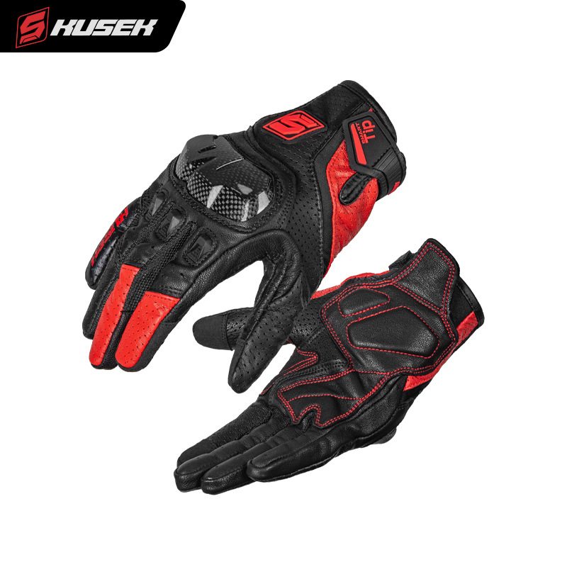 Guantes de ciclismo de motocicleta para hombre al aire libre equipo de carreras de locomotoras de cuatro estaciones todoterreno anti-caída invierno frío verano transpirable
