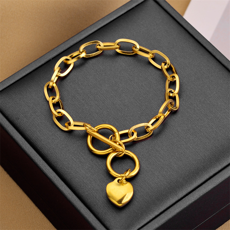 Corea del Sur Dongdaemun moda pulsera de acero de titanio nicho mujer diseño de acero inoxidable sensación de alta calidad joyas de pulsera transfronteriza universal