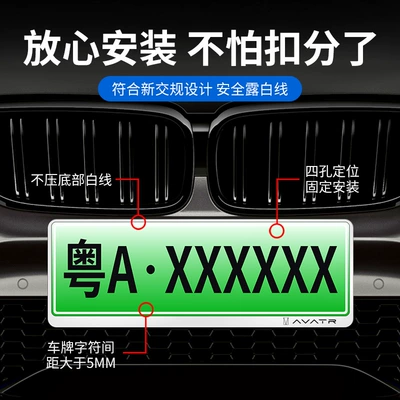 06 07 11 12 Special License: License plate holder/license plate holder