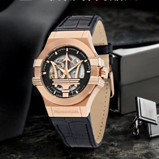 Maserati Mechanical Watch Men's POTENZA Power Series Trident Fashion Mechanical Watch Europe and America
