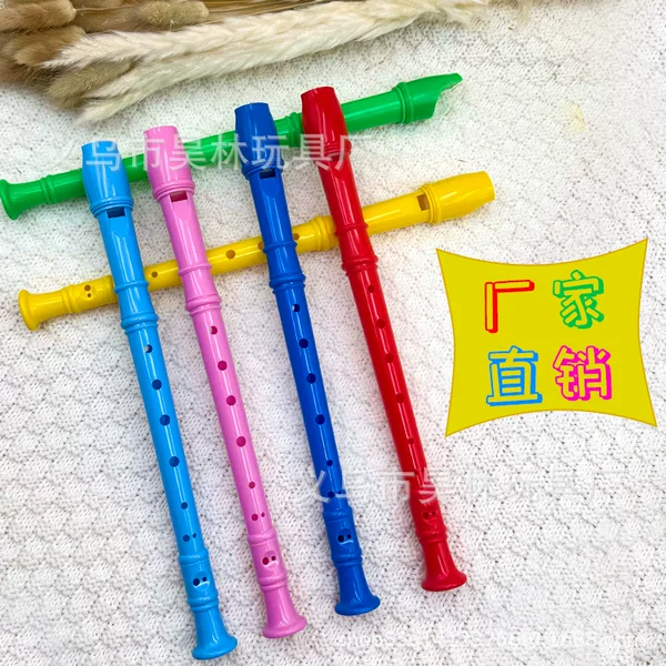 Eight-Hole Recorder Colorful Flute Beginner Student Dollar Store Children's Day Practice Musical Instrument Recorder