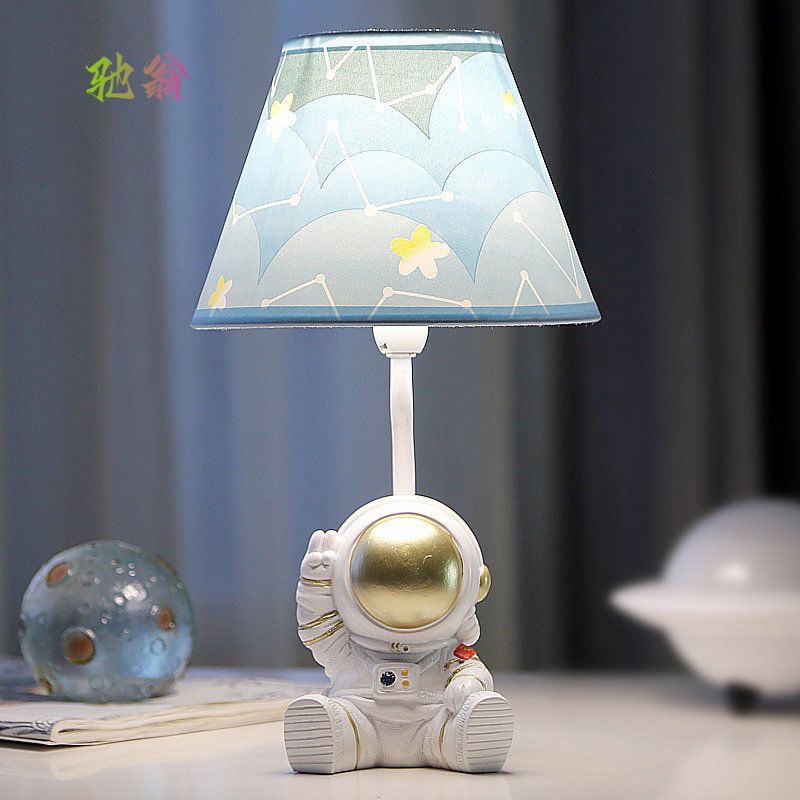 jnq宇航员充电智能遥控台灯可调光LED护眼书桌卧室床头灯儿童房装