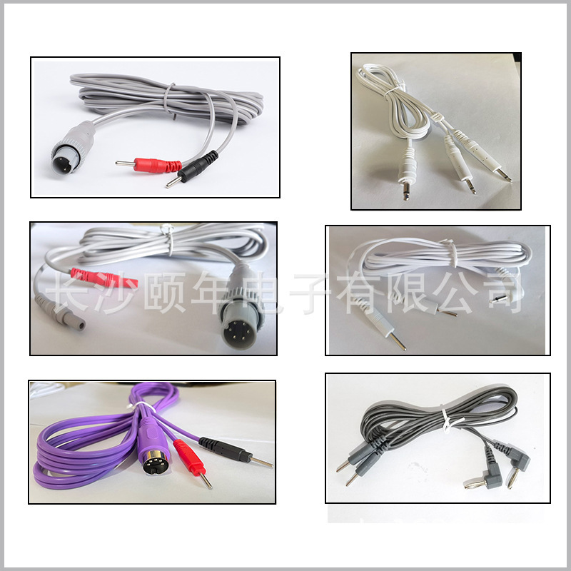 Yujian Meridian Physiotherapy Instrument Lead Banana Head Button Pin Massage Pulse Electrotherapy Instrument Electrode Patch Accessories