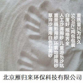 供应儿童白沙子精白沙颗粒均匀游乐场精白沙置景用砂幼儿园沙坑用