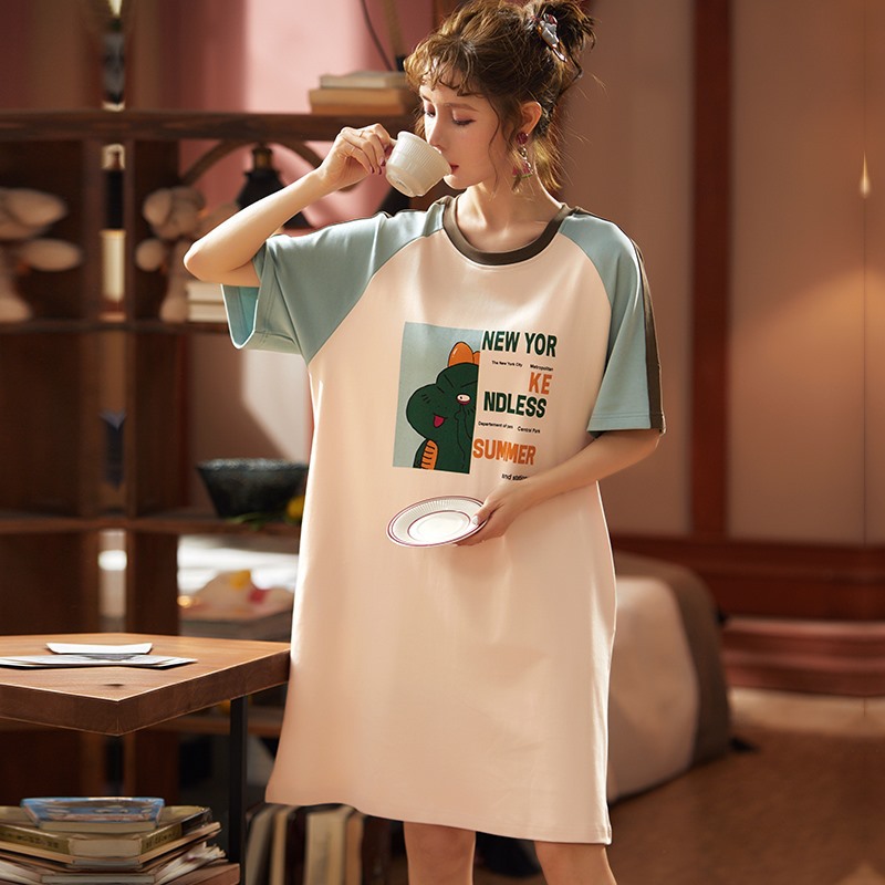 Chemise de nuit en coton - Ref 3446250 Image 4