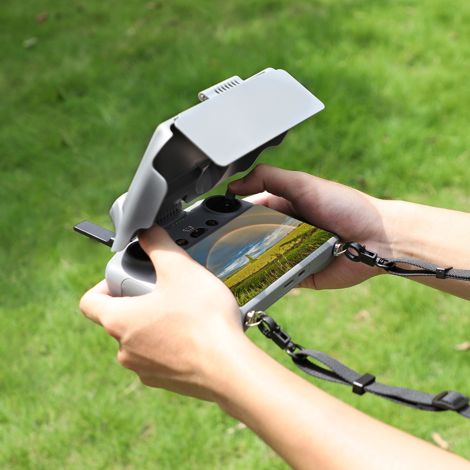 Sunnylife Mini4 pro/aire 3 para DJI RC2 control remoto capucha auxiliar cubierta protectora