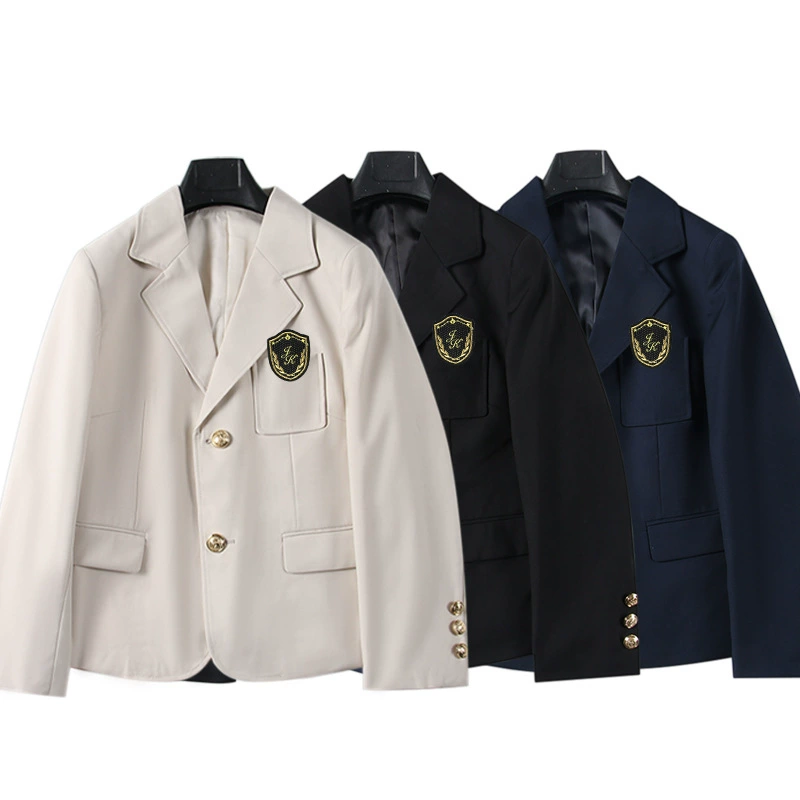 Японский JK Униформа небольшой костюм пальто [Jane & Chuan Gao] значок костюм Японский JK Униформа костюм пальто