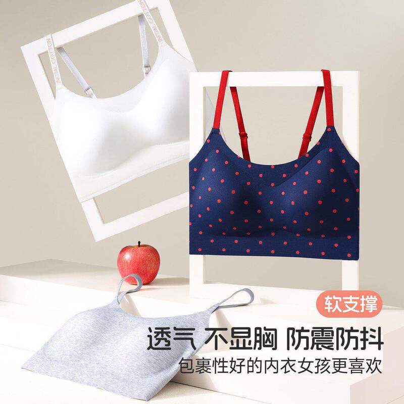 Buy One Get One Free: Three-Stage Teenage Girls' Development Period Underwear, Junior High and College Sports Shaping Bras